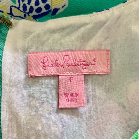 Lilly Pulitzer Ginny Dress Moving Slowly Turtles - Picture 3 of 4